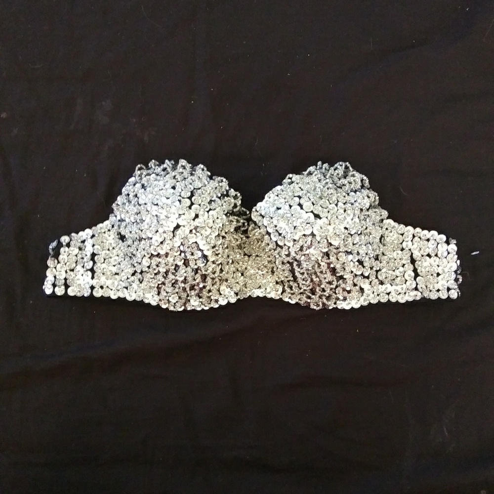 "Disco Ball" Bra w/ Removable Straps